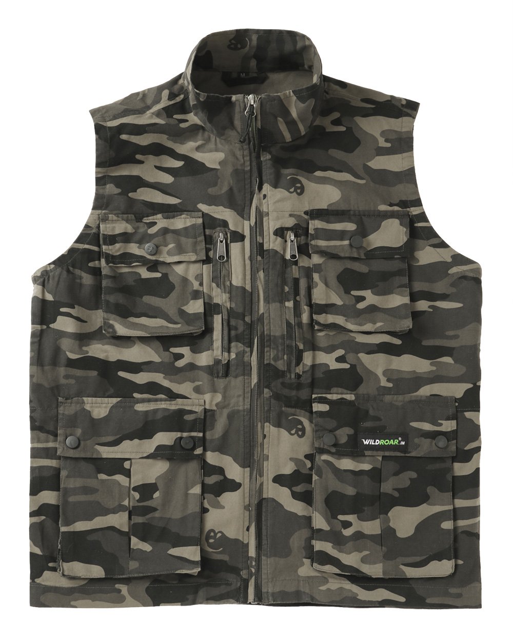 WildRoar Photography Jacket- Green Camo- Lightweight