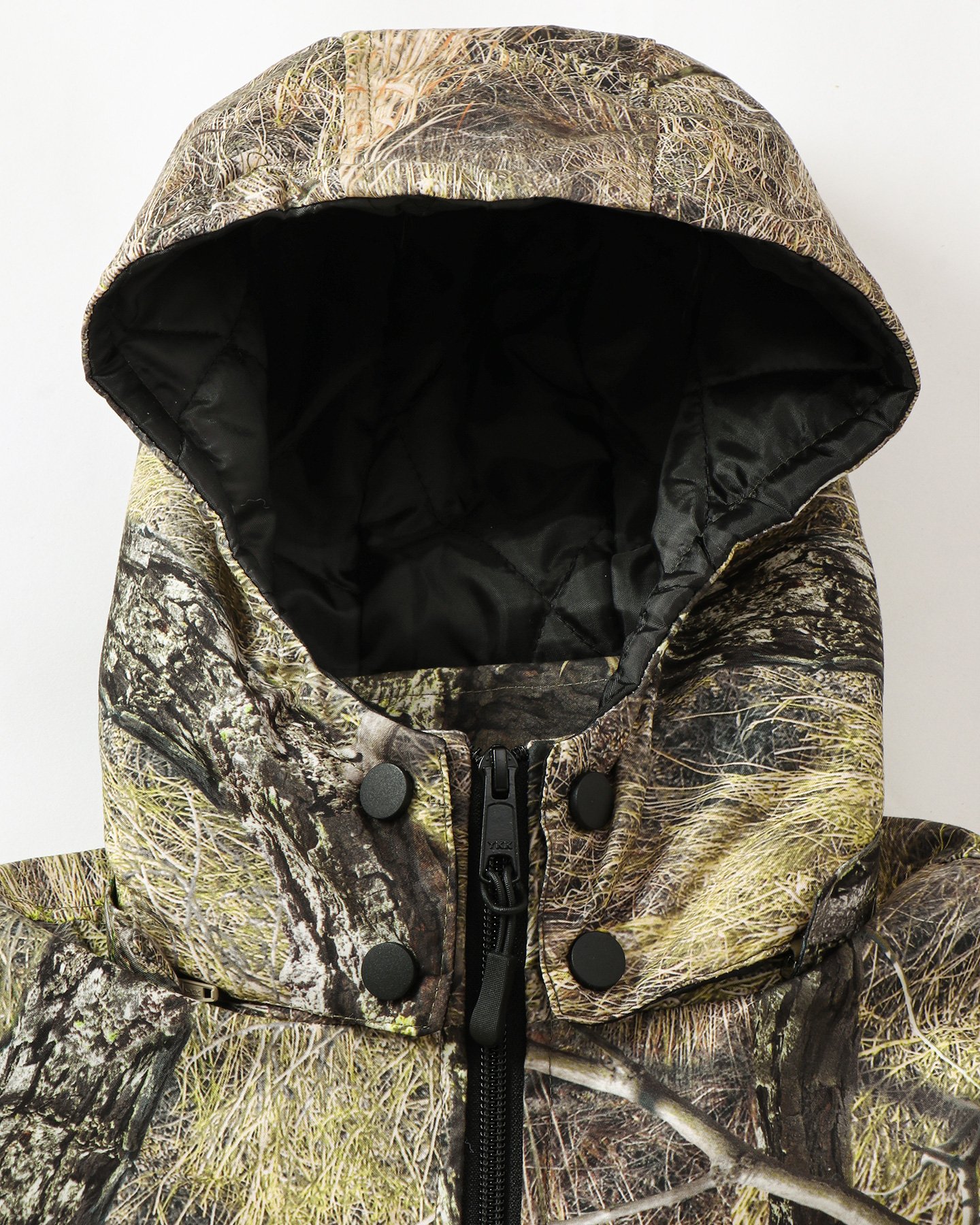 Winter Jacket- Detachable Hood- Full Sleeves-Grassland Camo - Image 4